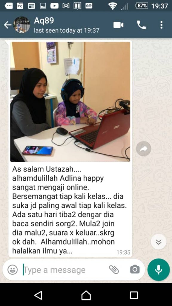 Belajar mengaji online